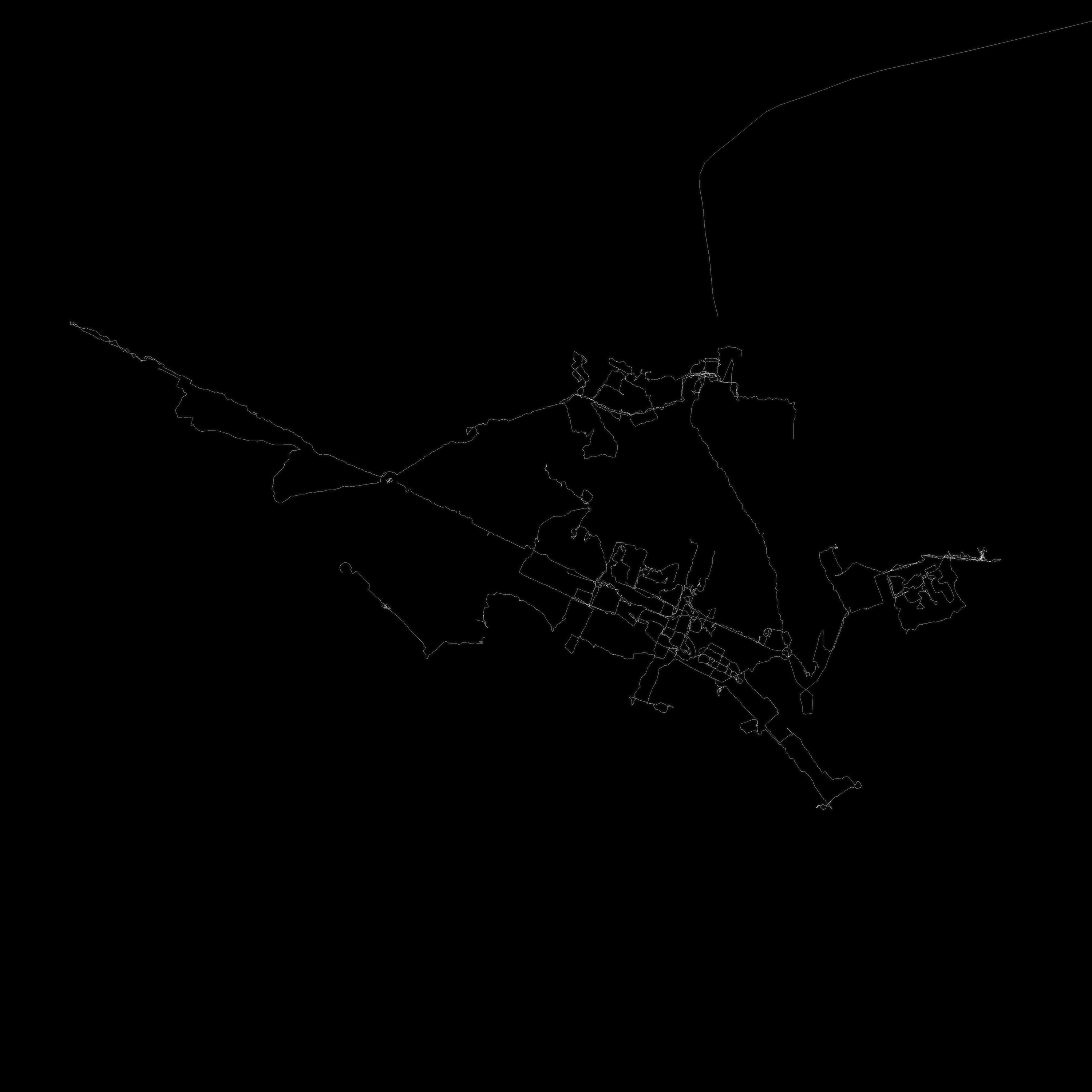 GPS-Drawing of Paris, FRA